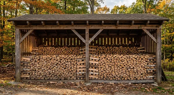 Укладка дров в Песках, улица Садовая, 19